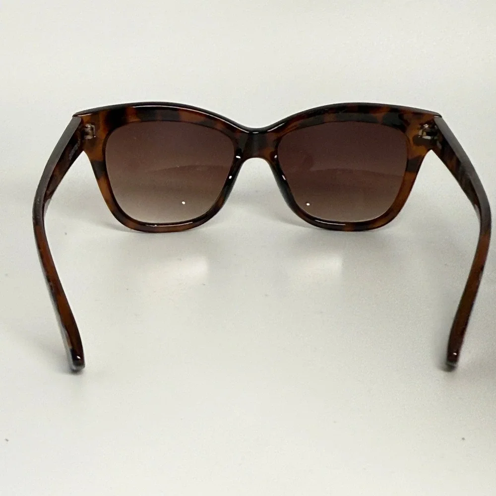 Kensie Sunglasses Womens Tortoise Colorful Floral Temples OLMPDT00 DT Brown Lens